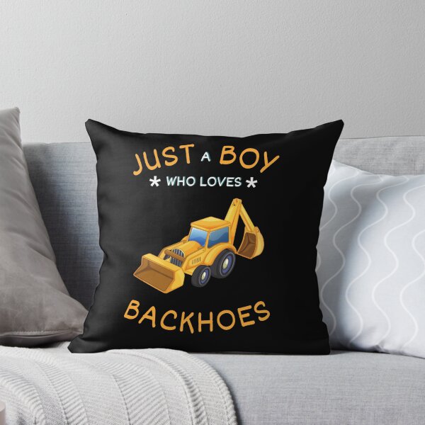 Item preview, backhoe Just a Boy Who Loves Diggers T-Shirt designed and sold by snarkoriginals.