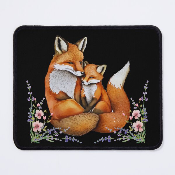 Item preview, Cute Baby and Mommy Fox designed and sold by JohnnyP-Store.