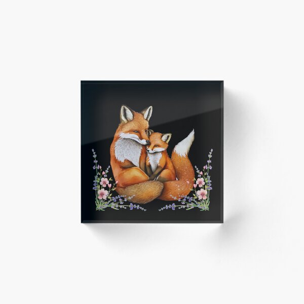 Artikelvorschau, Süßes Baby und Mami Fox entworfen und verkauft von JohnnyP-Store.
