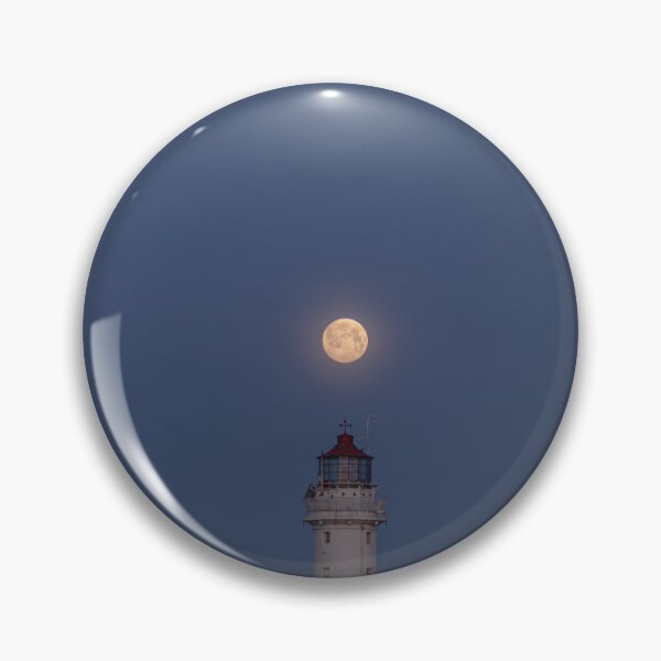 Item preview, Full moon and New Brighton lighthouse designed and sold by Paul Madden.