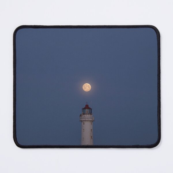 Item preview, Full moon and New Brighton lighthouse designed and sold by Paul Madden.