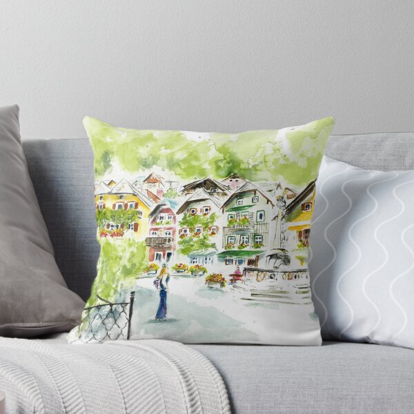 Item preview, Hallstatt market square designed and sold by CorneliaPilz.