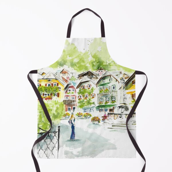 Item preview, Hallstatt market square designed and sold by CorneliaPilz.