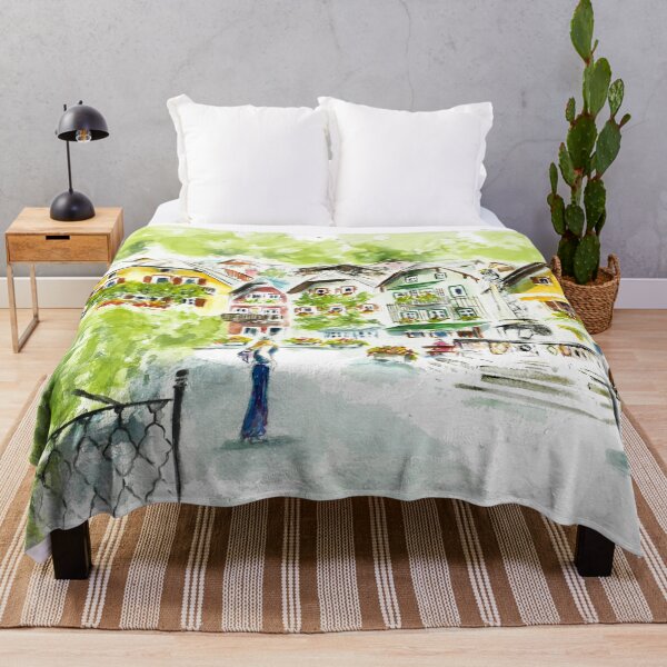 Item preview, Hallstatt market square designed and sold by CorneliaPilz.