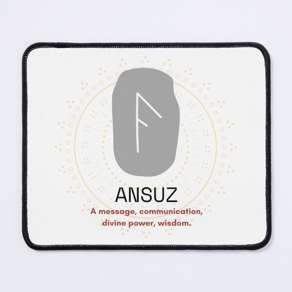 Item preview, Ansuz - The Communication Rune designed and sold by WrenCemetery.