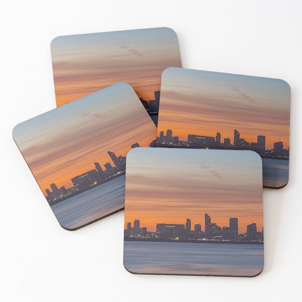 Item preview, Liverpool waterfront sunrise from New Brighton designed and sold by Paul Madden.