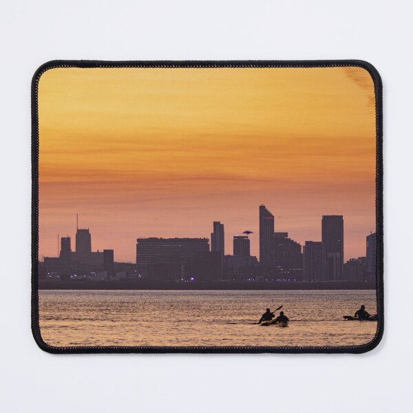 Item preview, Liverpool waterfront sunrise with kayakers designed and sold by Paul Madden.