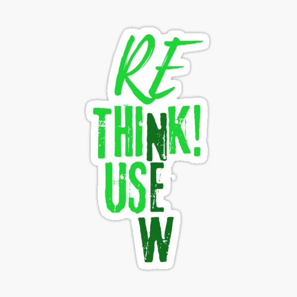 Item preview, RE Use New Think  designed and sold by Teescount.