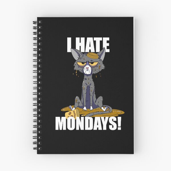Item preview, Cat I Hate Mondays Funny Monday Saying designed and sold by LuminOrb.