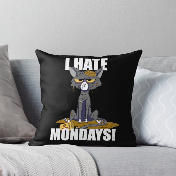 Item preview, Cat I Hate Mondays Funny Monday Saying designed and sold by LuminOrb.