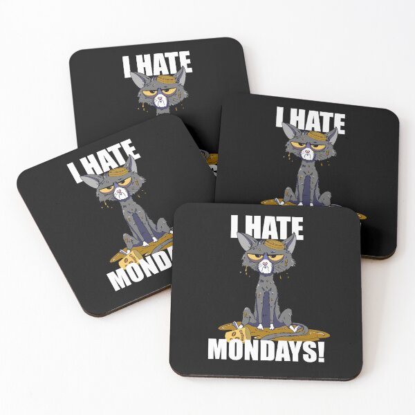 Item preview, Cat I Hate Mondays Funny Monday Saying designed and sold by LuminOrb.
