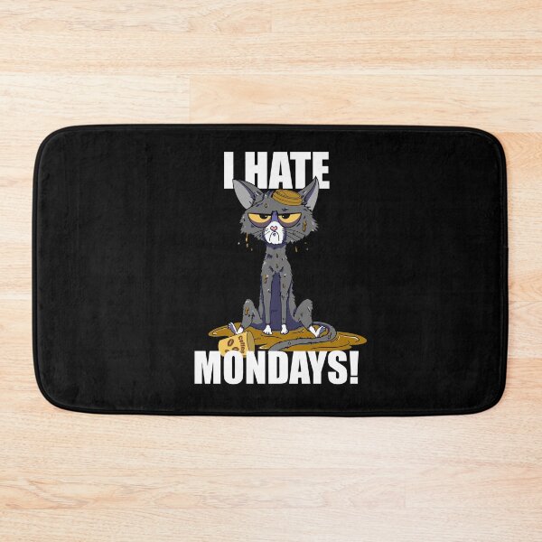 Item preview, Cat I Hate Mondays Funny Monday Saying designed and sold by LuminOrb.