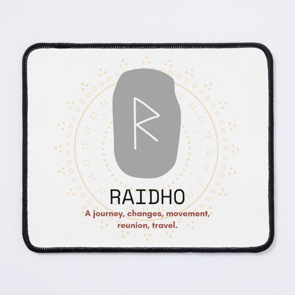 Item preview, Raidho - The Travel Rune designed and sold by WrenCemetery.