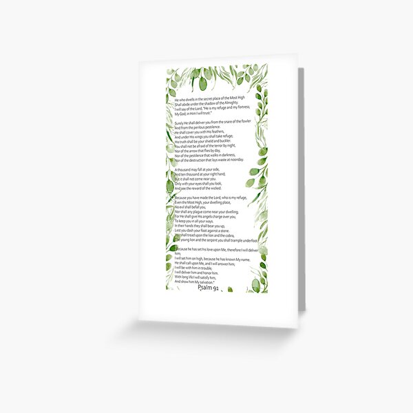 Item preview, Protection | Psalm 91  designed and sold by Harpley Design Studio.
