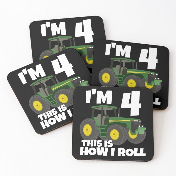Item preview, Farm Green Tractor 4th Birthday Party Farmer Boy 10 Year Old designed and sold by cimibaka25.
