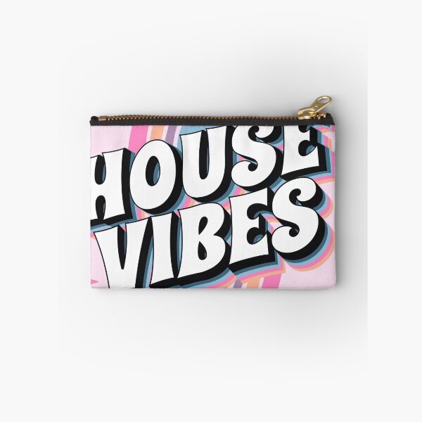 Item preview, HOUSE MUSIC - House Vibes (pink/purple/blue) designed and sold by Discothreadz.