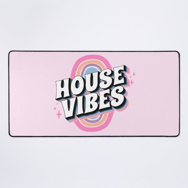 Item preview, HOUSE MUSIC - House Vibes (pink/purple/blue) designed and sold by Discothreadz.