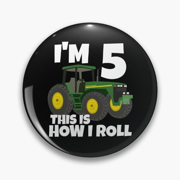 Item preview, Farm Green Tractor 5th Birthday Party Farmer Boy 5 Year Old designed and sold by cimibaka25.