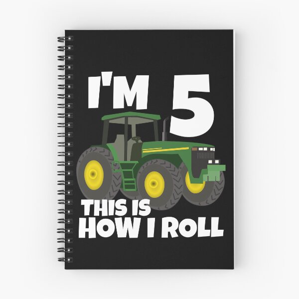 Item preview, Farm Green Tractor 5th Birthday Party Farmer Boy 5 Year Old designed and sold by cimibaka25.