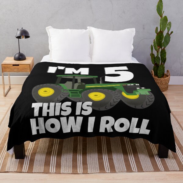 Item preview, Farm Green Tractor 5th Birthday Party Farmer Boy 5 Year Old designed and sold by cimibaka25.