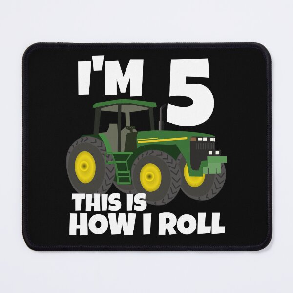 Item preview, Farm Green Tractor 5th Birthday Party Farmer Boy 5 Year Old designed and sold by cimibaka25.