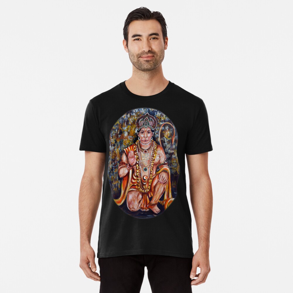 smiling hanuman t shirt