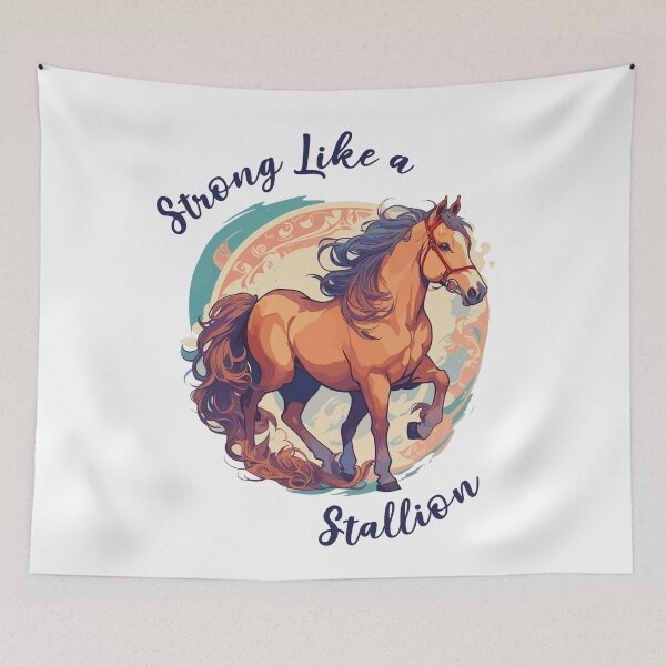 Item preview, Strong Like a Stallion | Digital Artwork | Horse | Mustang designed and sold by thrillquest.