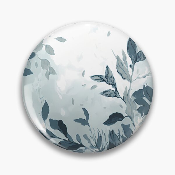 Item preview, Blue watercolor nature leaf aesthetic winter season designed and sold by LUEE-Design.