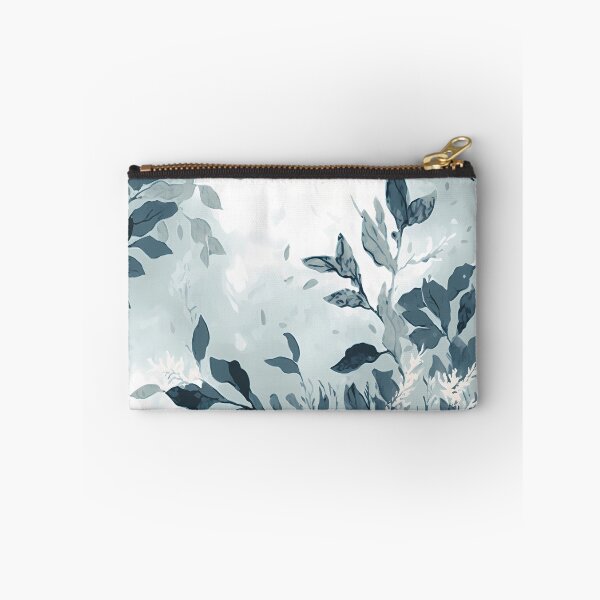 Item preview, Blue watercolor nature leaf aesthetic winter season designed and sold by LUEE-Design.