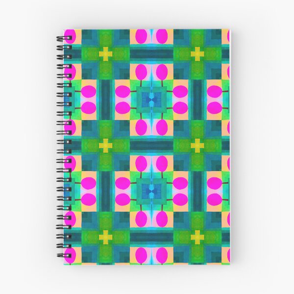 Item preview, Pink and Green Patchwork Style Pattern designed and sold by KeksWorkroom.