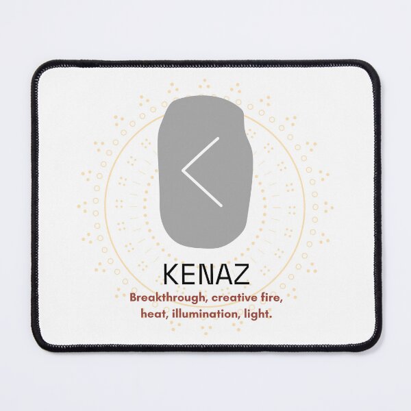 Item preview, Kenaz - The Fire Rune designed and sold by WrenCemetery.