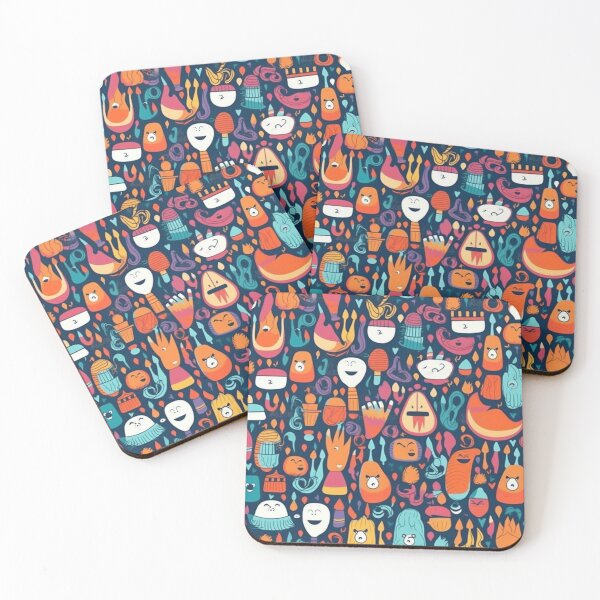 Item preview, A Funny Characters Pattern designed and sold by StudioRedKoala.