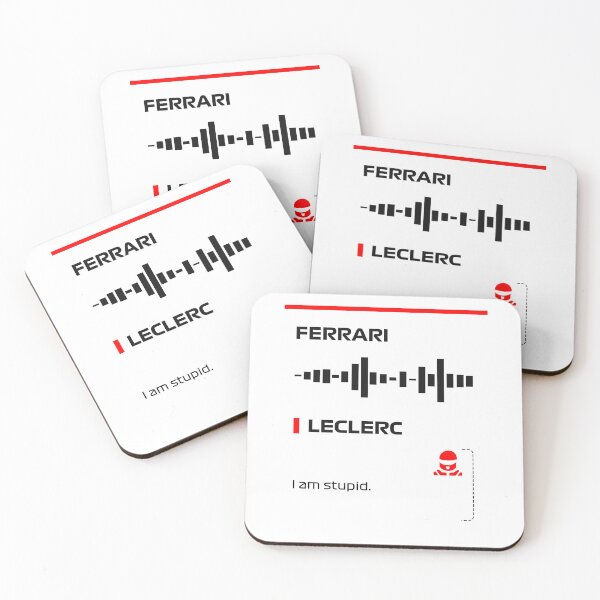Item preview, Charles Leclerc I am stupid team radio message (Francesco) designed and sold by ff1merch ..