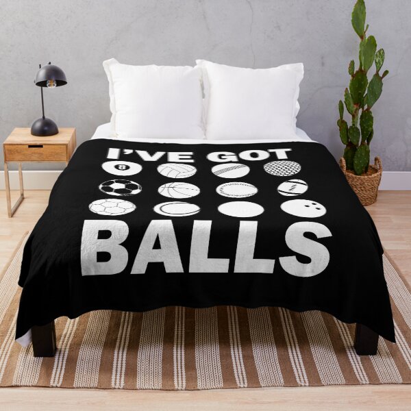 Item preview, Funny Sports Balls Naughty Double Meaning Meme For Sports Fans designed and sold by BoggsNicolasArt.