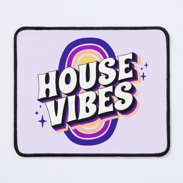 Item preview, HOUSE MUSIC - House Vibes (purple/sand/blue) designed and sold by Discothreadz.
