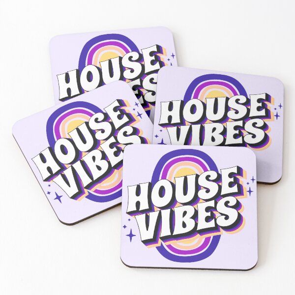 Item preview, HOUSE MUSIC - House Vibes (purple/sand/blue) designed and sold by Discothreadz.