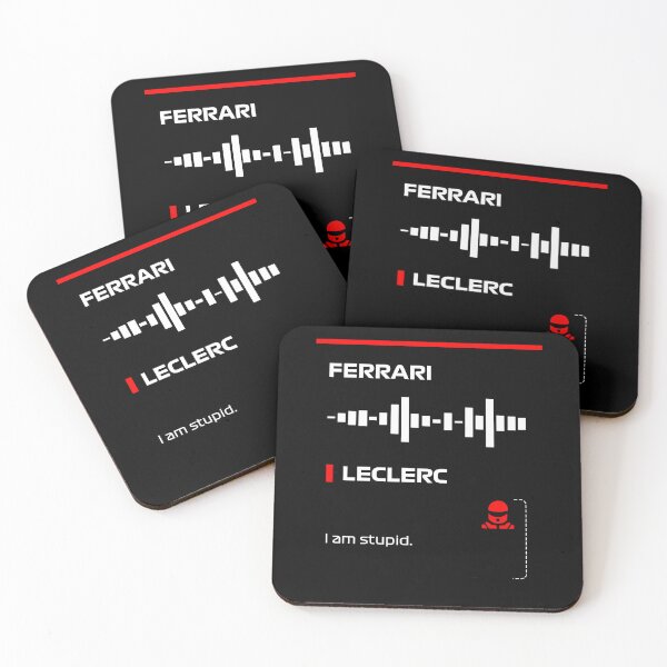Item preview, Charles Leclerc I am stupid team radio message Dark (Francesco) designed and sold by ff1merch ..