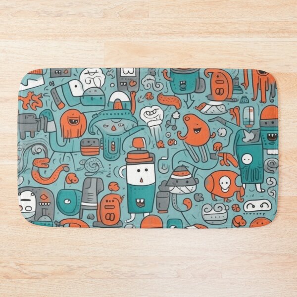 Item preview, A Funny Characters Pattern designed and sold by StudioRedKoala.