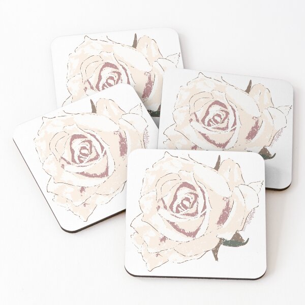 Item preview, Country Vintage Cream Rose designed and sold by MissyWildflower.