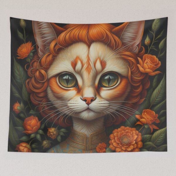 Item preview, Curly Orange Hair Cat  by Perceptual Paradox Creations designed and sold by hobbit73.