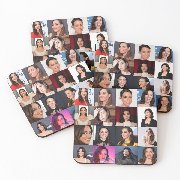 Item preview, Aubrey Plaza Photo Collage designed and sold by GoghGetta.