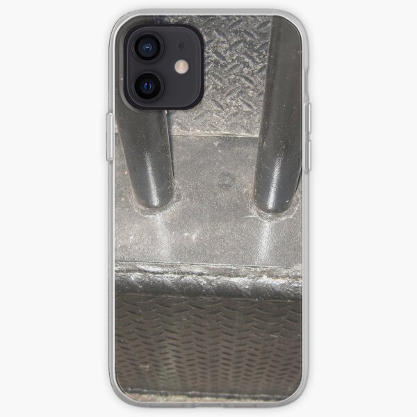 Metal, metal bollards, metal porch, sun glares iPhone Soft Case