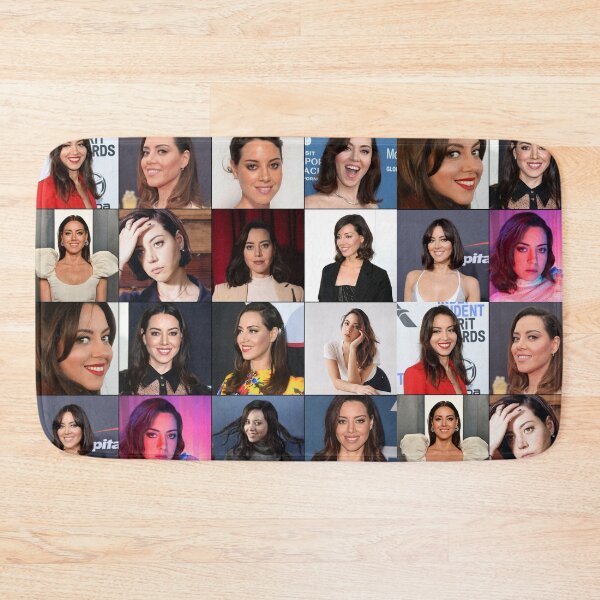 Item preview, Aubrey Plaza Photo Collage designed and sold by GoghGetta.