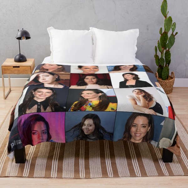 Item preview, Aubrey Plaza Photo Collage designed and sold by GoghGetta.