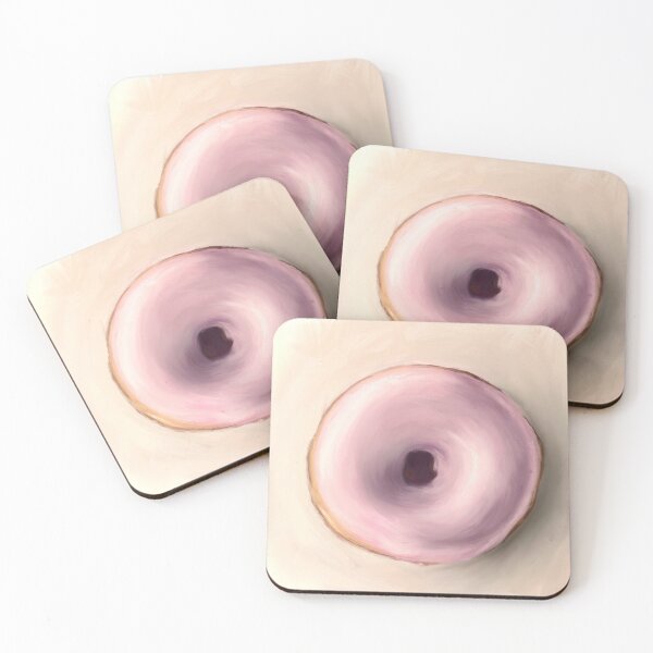 Item preview, Pink frosting donut designed and sold by alaaashmawy.