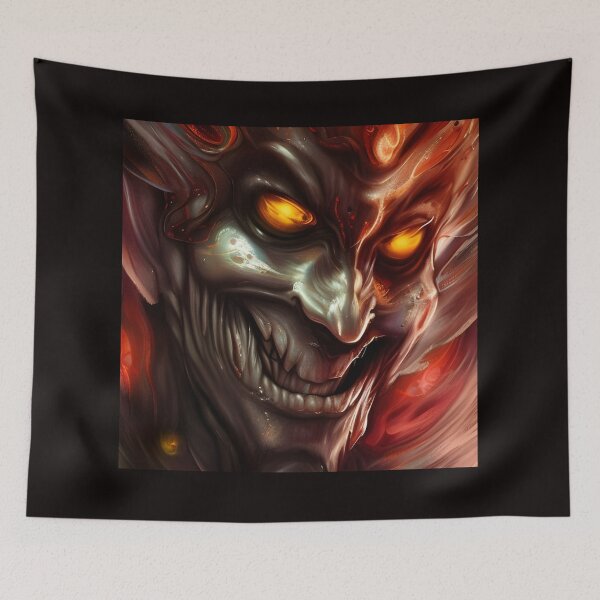 Item preview, demon ghost face designed and sold by pat227jc.