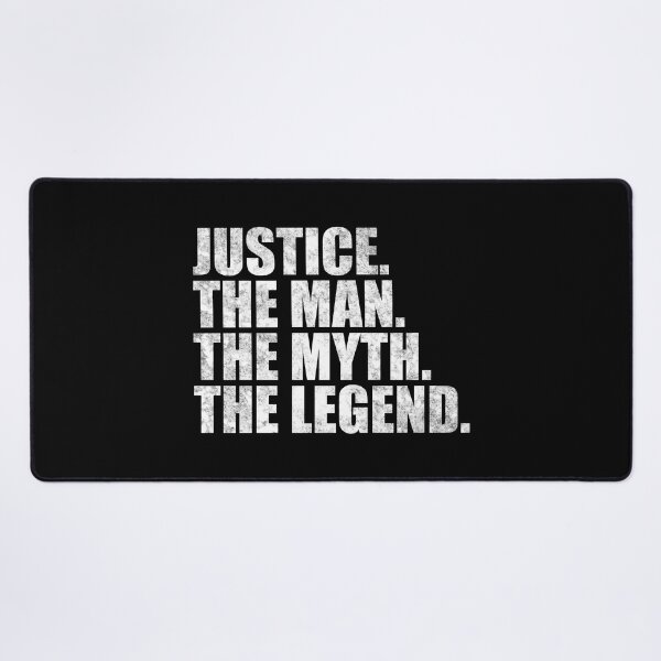 Item preview, Justice Name Justice The Man The Myth The legend designed and sold by Teelogic.