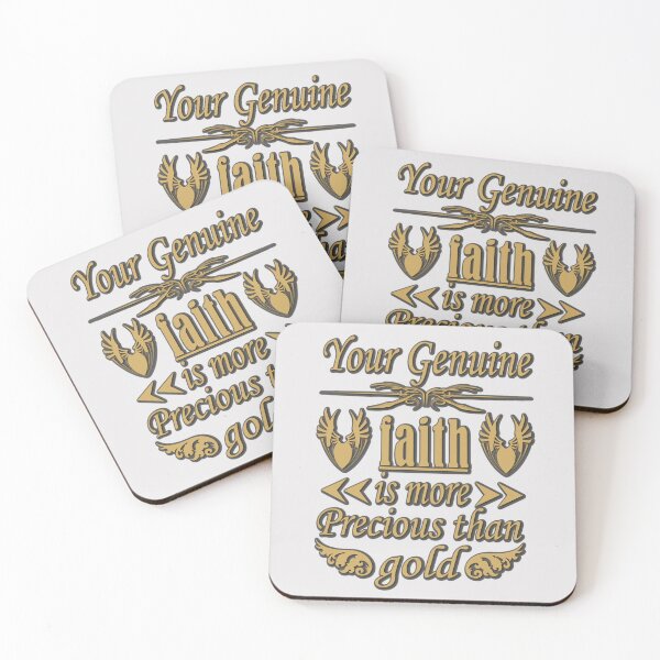 Item preview, Your Genuine faith is more precious than gold  designed and sold by Cheerist .