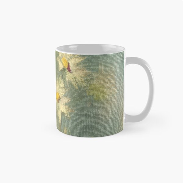 Item preview, Throw Pillow With Beautiful Daisies Painting - Spring Home Decor designed and sold by Sowari-Pillows.