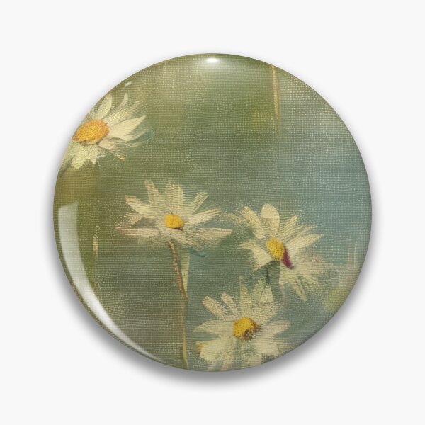 Item preview, Throw Pillow With Beautiful Daisies Painting - Spring Home Decor designed and sold by Sowari-Pillows.